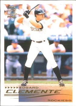 2000 Pacific Crown Collection #90 Edgard Clemente Front