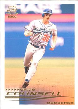 2000 Pacific Crown Collection #139 Craig Counsell Front
