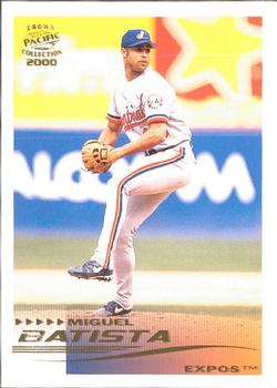 2000 Pacific Crown Collection #167 Miguel Batista Front