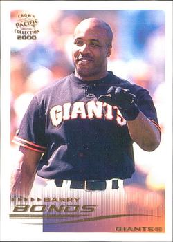 2000 Pacific Crown Collection #257 Barry Bonds Front