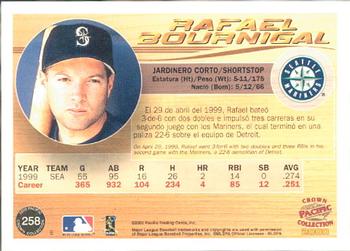 2000 Pacific Crown Collection #258 Rafael Bournigal Back
