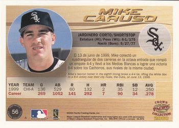 2000 Pacific Crown Collection #56 Mike Caruso Back