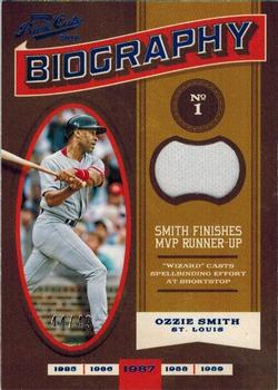 2016 Panini Prime Cuts - Biography Blue #BIO-OS Ozzie Smith Front
