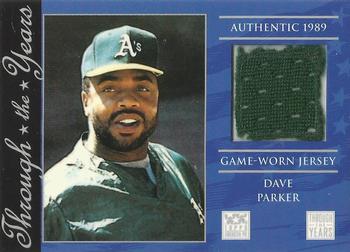 2002 Topps American Pie Spirit of America - Through the Year Relics #TTY-DP Dave Parker Front