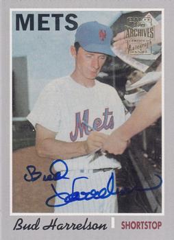 2002 Topps Archives - Autographs #TAA-BH Bud Harrelson Front