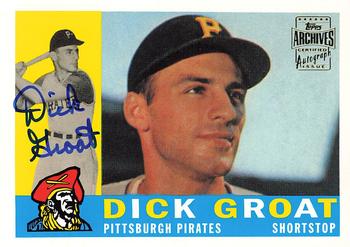 2002 Topps Archives - Autographs #TAA-DGR Dick Groat Front