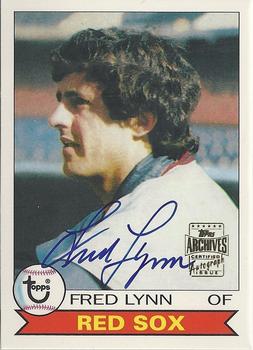 2002 Topps Archives - Autographs #TAA-FL Fred Lynn Front