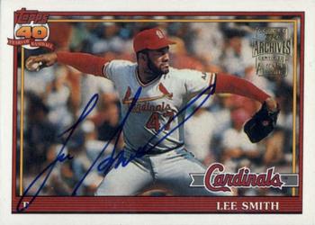 2002 Topps Archives - Autographs #TAA-LS Lee Smith Front