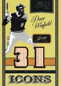 2016 Panini Prime Cuts - Icons Numbers Combos #INC-DW Dave Winfield Front