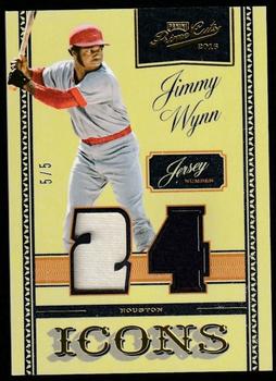 2016 Panini Prime Cuts - Icons Numbers Combos Gold #INC-JW Jimmy Wynn Front