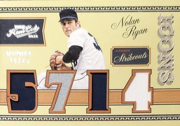 2016 Panini Prime Cuts - Icons Numbers Quads #INQ-NR Nolan Ryan Front