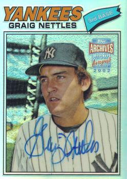 2002 Topps Archives Reserve - Autographs #TRA-GN Graig Nettles Front