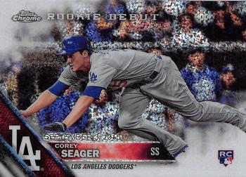 2016 Topps Chrome Update #HMT41 Corey Seager Front