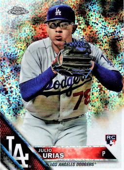 2016 Topps Chrome Update - Refractor #HMT27 Julio Urias Front