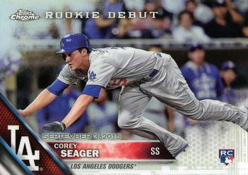2016 Topps Chrome Update - Refractor #HMT41 Corey Seager Front