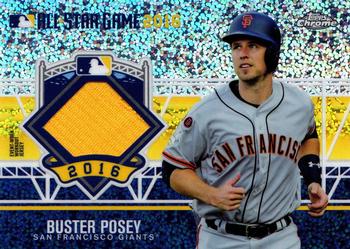 2016 Topps Chrome Update - All-Star Stitches Relics #ASRC-BP Buster Posey Front