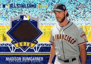 2016 Topps Chrome Update - All-Star Stitches Relics #ASRC-MBU Madison Bumgarner Front