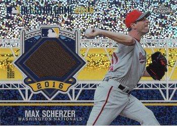 2016 Topps Chrome Update - All-Star Stitches Relics #ASRC-MS Max Scherzer Front