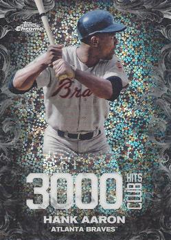 2016 Topps Chrome Update - 3,000 Hits Club #3000C-3 Hank Aaron Front