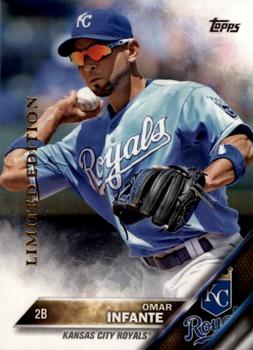 2016 Topps - Limited #34 Omar Infante Front