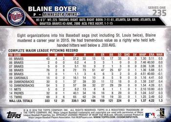 2016 Topps - Limited #235 Blaine Boyer Back