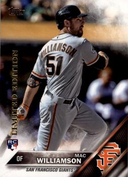 2016 Topps - Limited #397 Mac Williamson Front