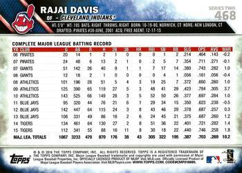 2016 Topps - Limited #468 Rajai Davis Back