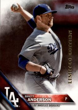 2016 Topps - Limited #496 Brett Anderson Front