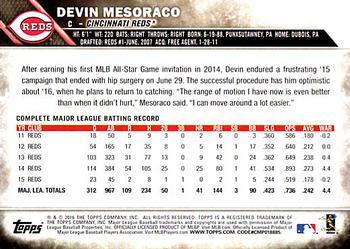 2016 Topps - Limited #497 Devin Mesoraco Back