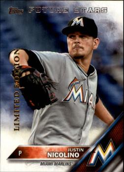 2016 Topps - Limited #524 Justin Nicolino Front