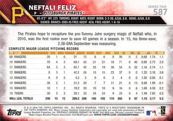 2016 Topps - Limited #587 Neftali Feliz Back