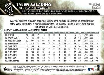 2016 Topps - Limited #623 Tyler Saladino Back