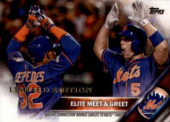 2016 Topps - Limited #643 Yoenis Cespedes / David Wright Front
