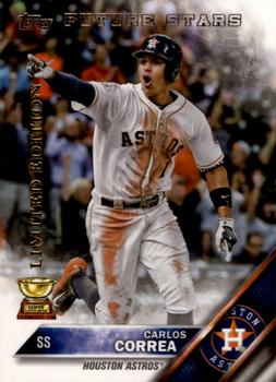 2016 Topps - Limited #650 Carlos Correa Front