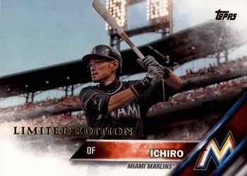 Ichiro 2016 Topps Perspectives Miami Marlins Insert Card #P-13 at
