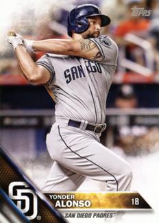 2016 Topps Mini #345 Yonder Alonso Front