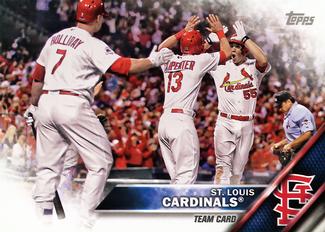 2016 Topps Mini #448 St. Louis Cardinals Front