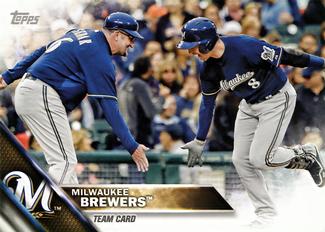 2016 Topps Mini #613 Milwaukee Brewers Front