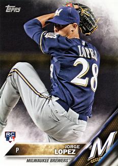 2016 Topps Mini #634 Jorge Lopez Front