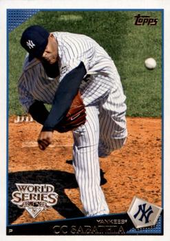 2009 Topps New York Yankees World Series #NYY1 CC Sabathia Front