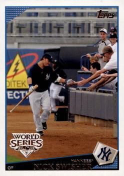 2009 Topps New York Yankees World Series #NYY7 Nick Swisher Front