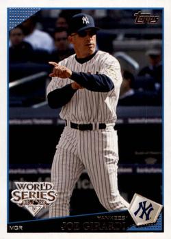 2009 Topps New York Yankees World Series #NYY27 Joe Girardi Front