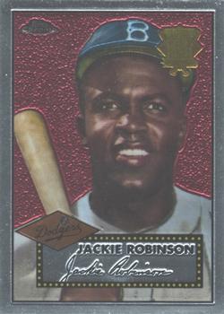 2002 Topps Chrome - 1952 Reprints #52R-10 Jackie Robinson  Front