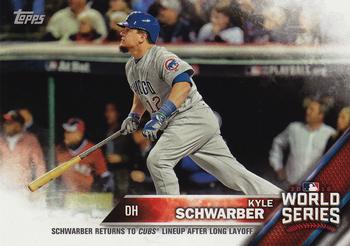 2016 Topps Chicago Cubs World Series Champions Box Set #WS-1 Kyle Schwarber Front