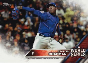 2016 Topps Chicago Cubs World Series Champions Box Set #WS-5 Aroldis Chapman Front