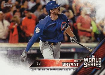 2016 Topps Chicago Cubs World Series Champions Box Set #WS-10 Kris Bryant Front