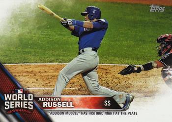 2016 Topps Chicago Cubs World Series Champions Box Set #WS-11 Addison Russell Front