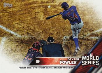 2016 Topps Chicago Cubs World Series Champions Box Set #WS-12 Dexter Fowler Front