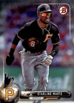2017 Bowman #84 Starling Marte Front