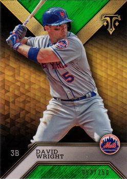 2016 Topps Triple Threads - Emerald #11 David Wright Front
